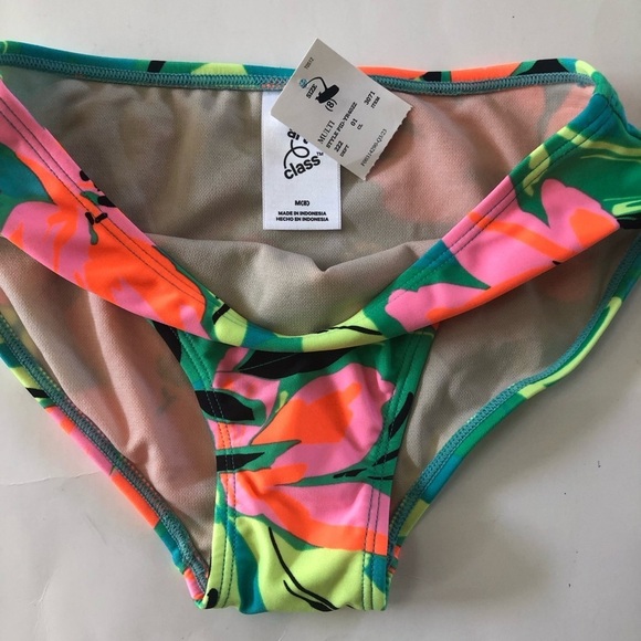 Bundle 3Pc Art Class Black Bralette Floral Bikinis Swimwear Set Size M8 - Picture 11 of 12